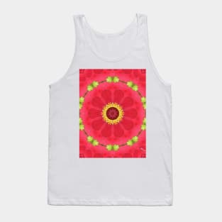 Kaleidoscopic Zinnia Tank Top